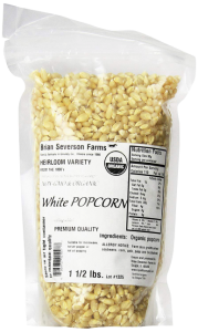 Organic White Popcorn Dutch Butter-Flavored